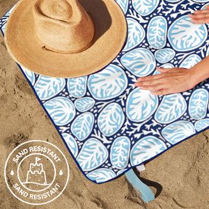 Coral Garden Reversible Eco Beach Towel 3