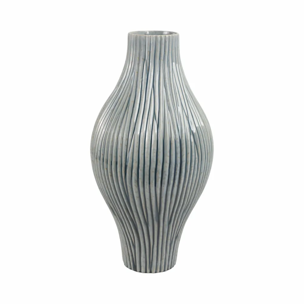 HANNAHROSE GRAY VASE 20 (IN)