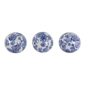 HEWITTFIELD SET OF 3 BLUE ORBS 5 (IN) 4