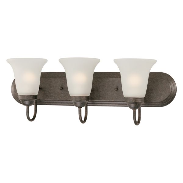 Homestead 9'' High 3-Light Vanity Light - Colonial Bronze