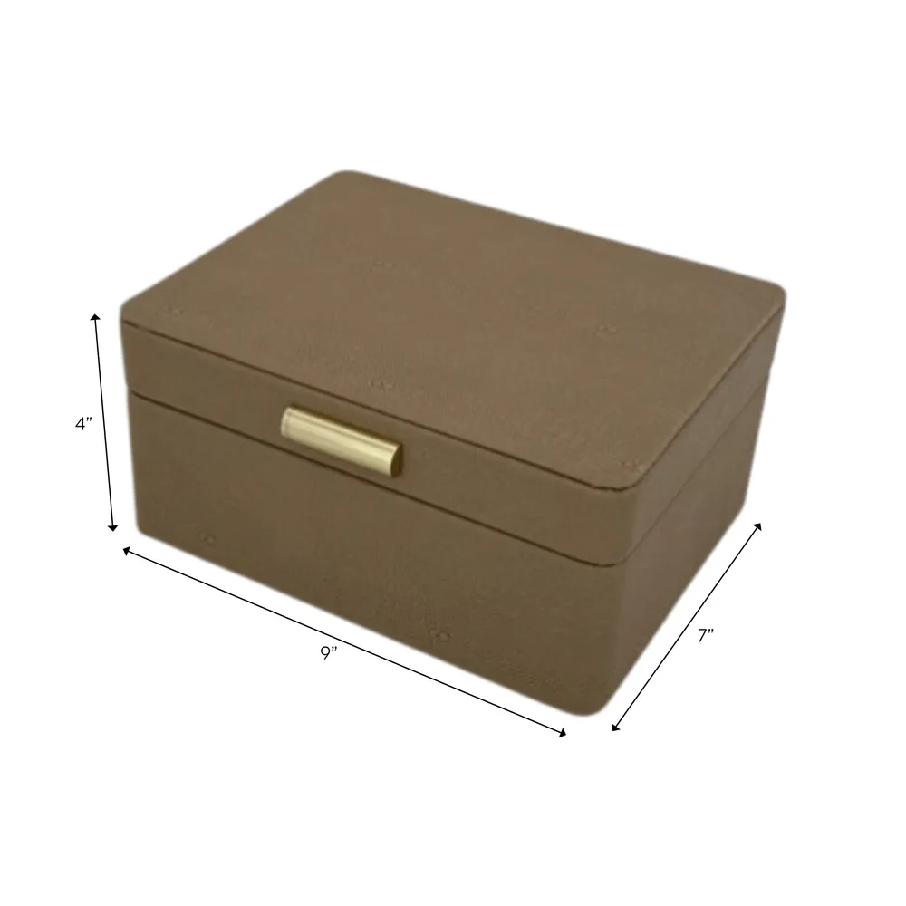 WADEWICK TAN JEWELRY BOX 5 (IN)