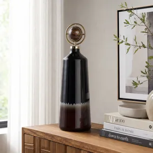 GRAYDONWIND BROWN GLASS VASE 26 (IN) 11