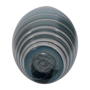 DENVERRIDGE BLUE GLASS VASE 12 (IN) 7