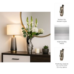 MILTONMOOR SILVER VASE 12 (IN) 10
