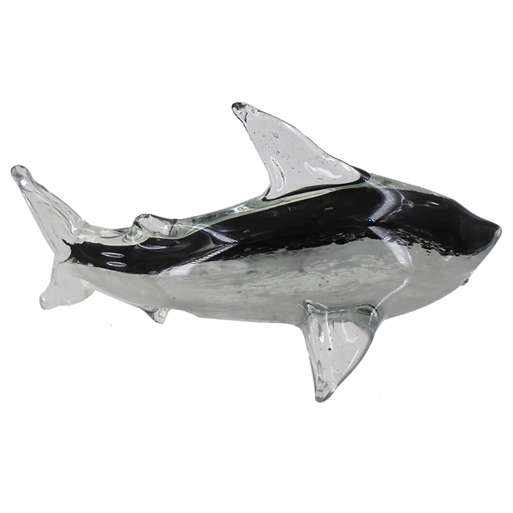 190G GLASS SHARK FIGURE