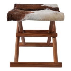 COLBYBEACH BROWN STOOL 16 (IN) 4