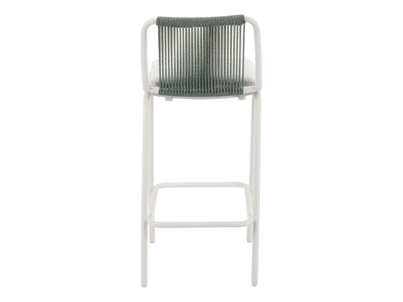 Luft Barstool White & Green 5