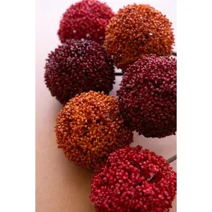 Artificial Set of 6 Allium Ball Stems 3