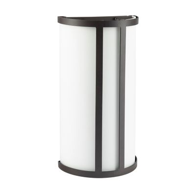Velriska 2-Light Sconce - Oil Rubbed Bronze with White Glass