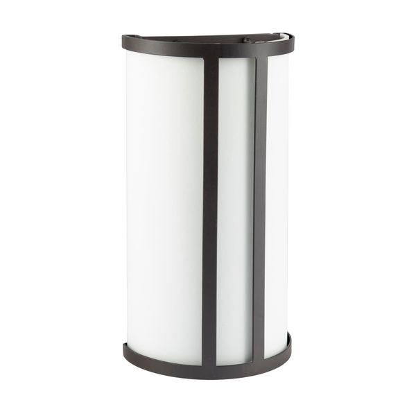 Velriska 2-Light Sconce - Oil Rubbed Bronze with White Glass
