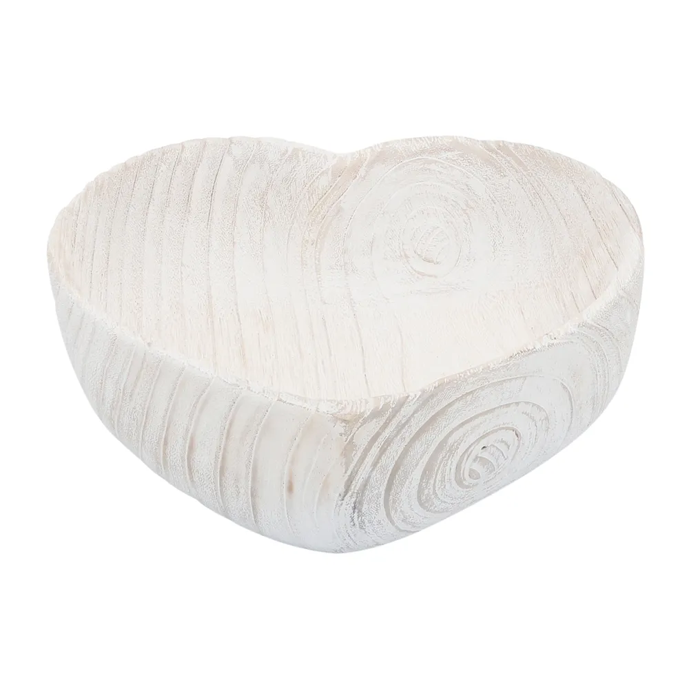 DASHLAKE SET OF 2 WHITE BOWLS 3 (IN)