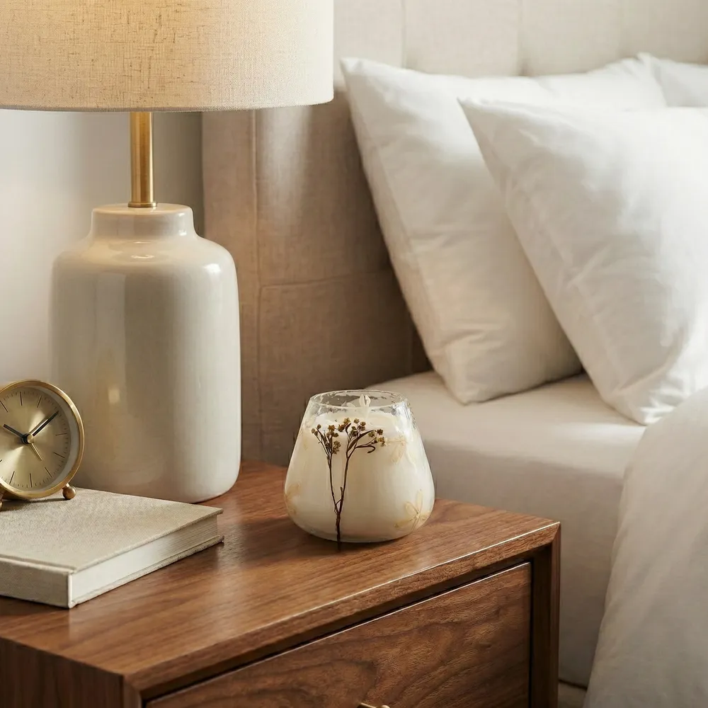 HENLEYGROVE PEACH CHERRY CANDLE 5 (IN)