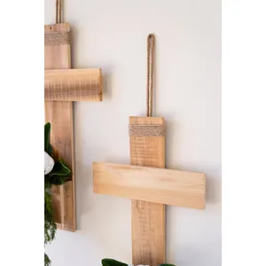 Recycled Pine Cross Wall Planter 4