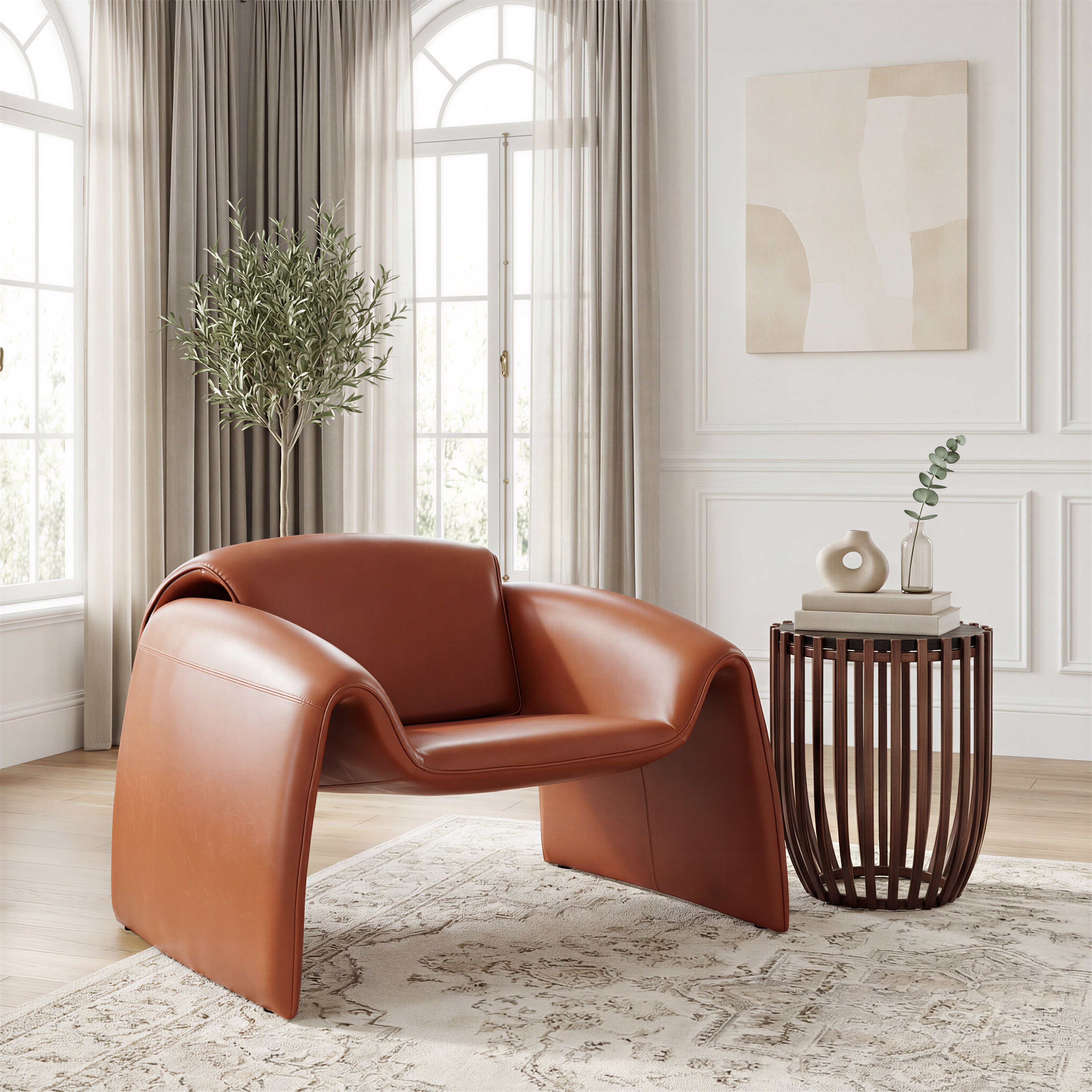 110242 - Okno Side Table Walnut