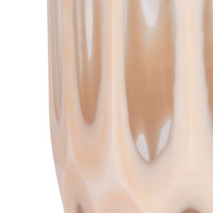 HATCHERHAVEN TAN GLASS VASE 18 (IN) 4