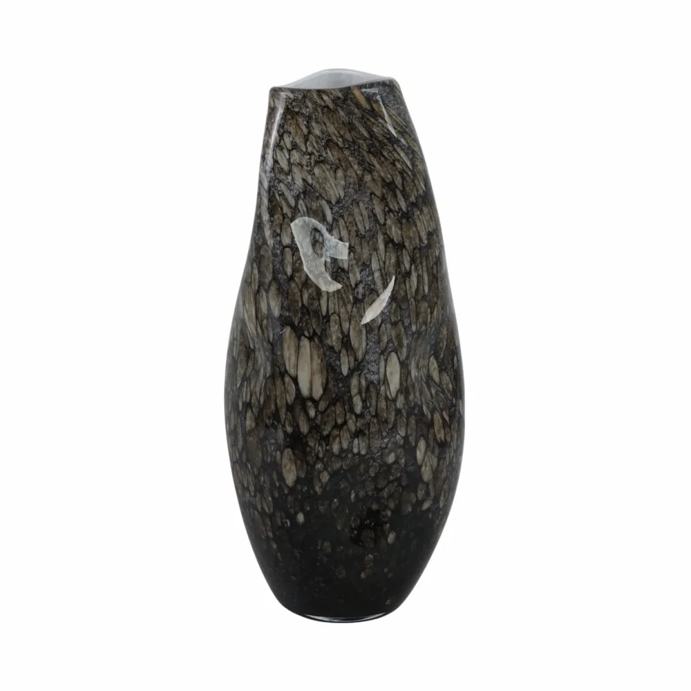 COLEGATE BROWN GLASS VASE 17 (IN)