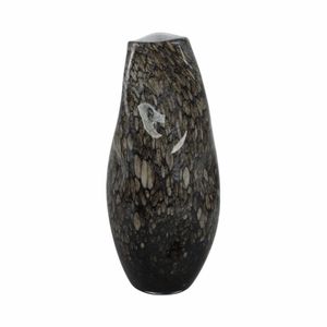 COLEGATE BROWN GLASS VASE 17 (IN) 5