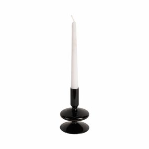ELLENLAND BLACK CANDLE HOLDER 5 (IN) 3