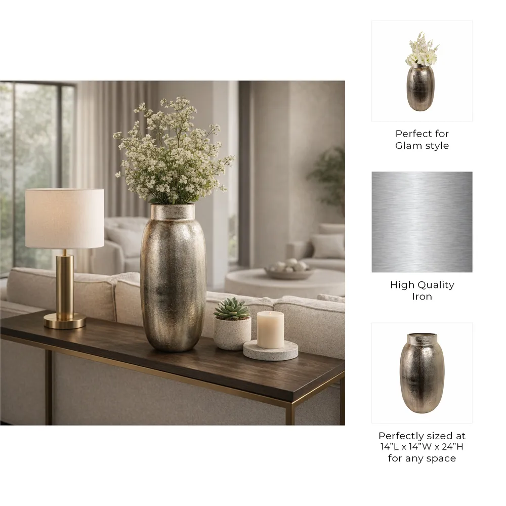 BREWERFORD BRONZE VASE 24 (IN)