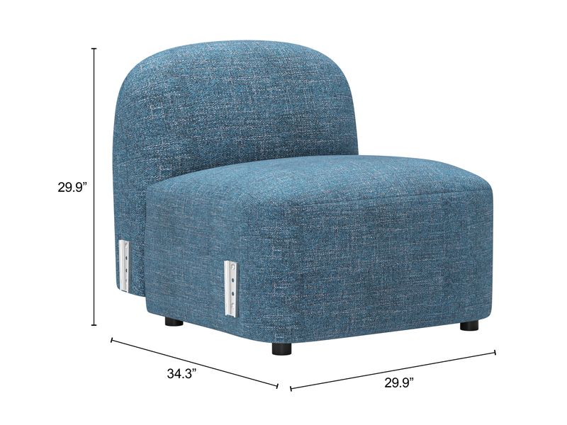 Cleo Middle Chair Blue 11
