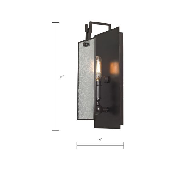 Lindhurst 13'' High 1-Light Sconce - Oil Rubbed Bronze