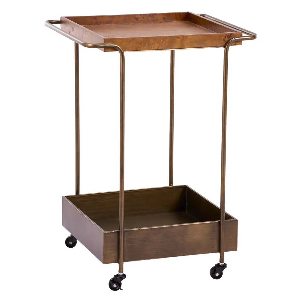 Antioch Bar Cart Brown