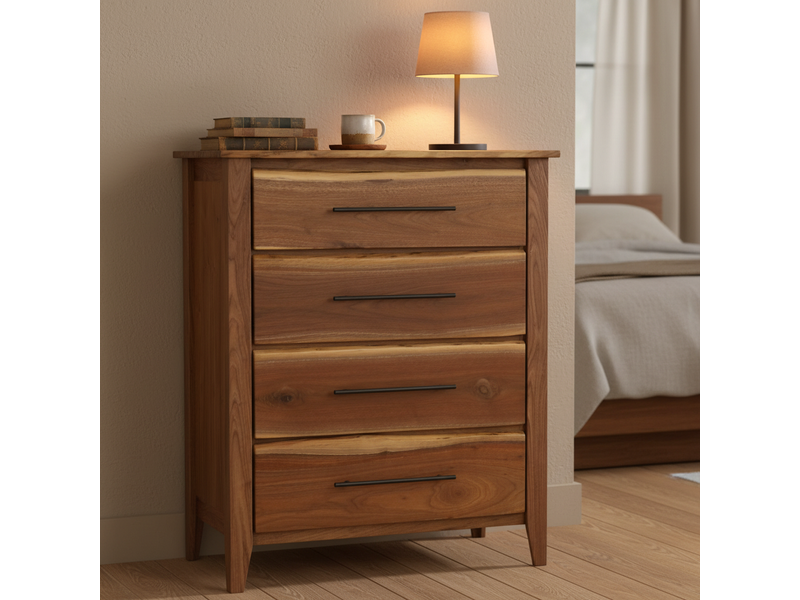 Heartland Walnut Four Drawer Chest - Premium 1