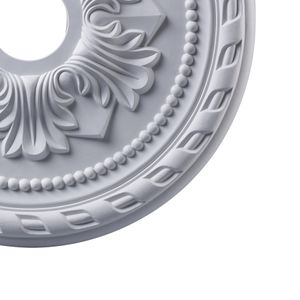 Corinthian 22'' Wide Medallion - White 4