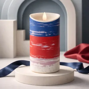 Americana Moving Flame Candle 3x6in 1
