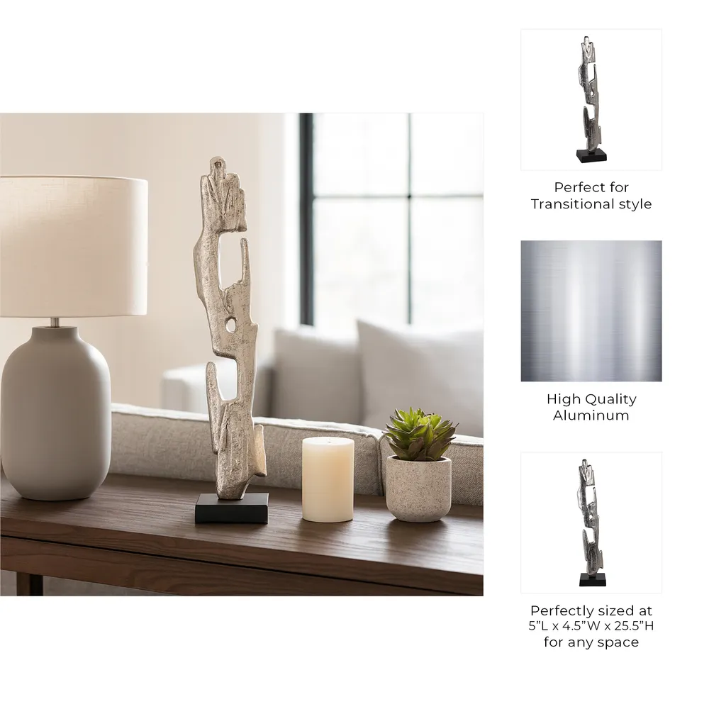 UPTONLAND SILVER DECOR 26 (IN)