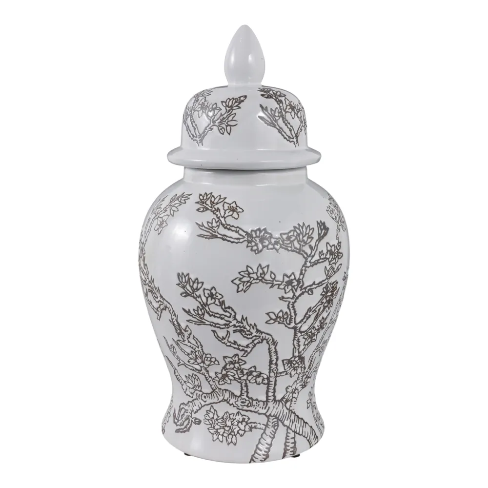 BARTONRUN WHITE CHINOISERIE 15 (IN)