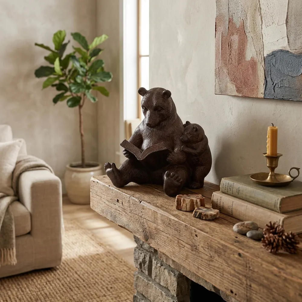 ENOCHOAK BROWN DECOR 9 (IN)