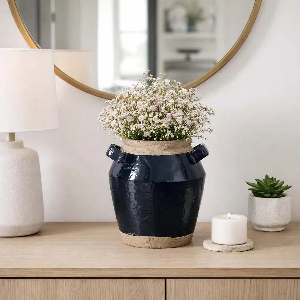 CLYDELAND BLUE VASE 11 (IN)