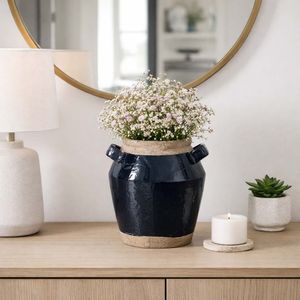 CLYDELAND BLUE VASE 11 (IN) 13