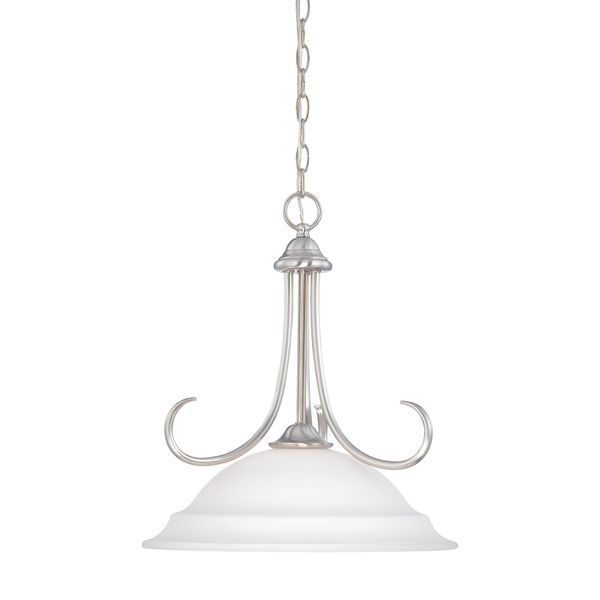 Bella 16'' Wide 1-Light Pendant - Brushed Nickel