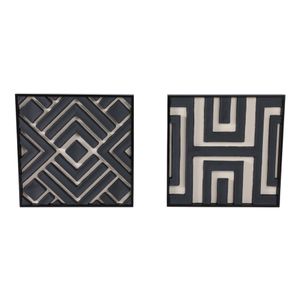 HALEHAVEN SET OF 2 BLACK ART 20 (IN) 1