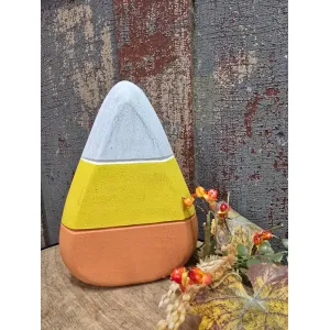 Large Wooden Candy Corn 6x9in 1