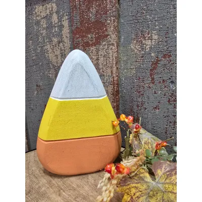 Large Wooden Candy Corn 6x9in