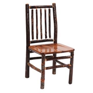 Hickory Spoke Back Side Chair - Antique Oak Seat