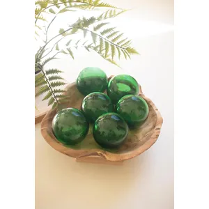 Recycled Green Glass Ball 1