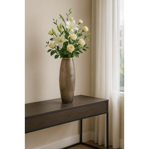 NORAWOOD GOLD GLASS VASE 24 (IN) 11
