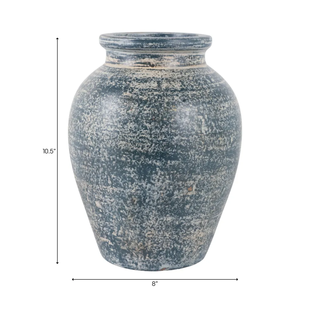 CARLINROSE BLUE VASE 11 (IN)