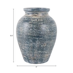 CARLINROSE BLUE VASE 11 (IN) 9