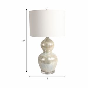 GARNETTLEY WHITE LAMP 27 (IN) 8