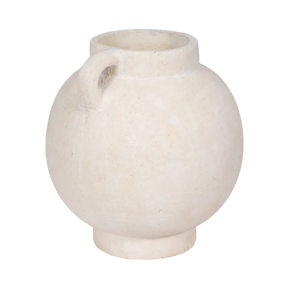CORBINFORD WHITE VASE 12 (IN)