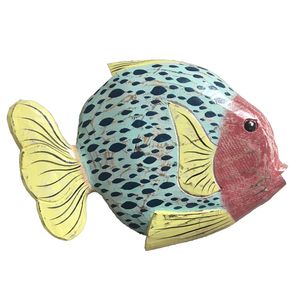 LARGE CARVED FISH PLAQUE 1