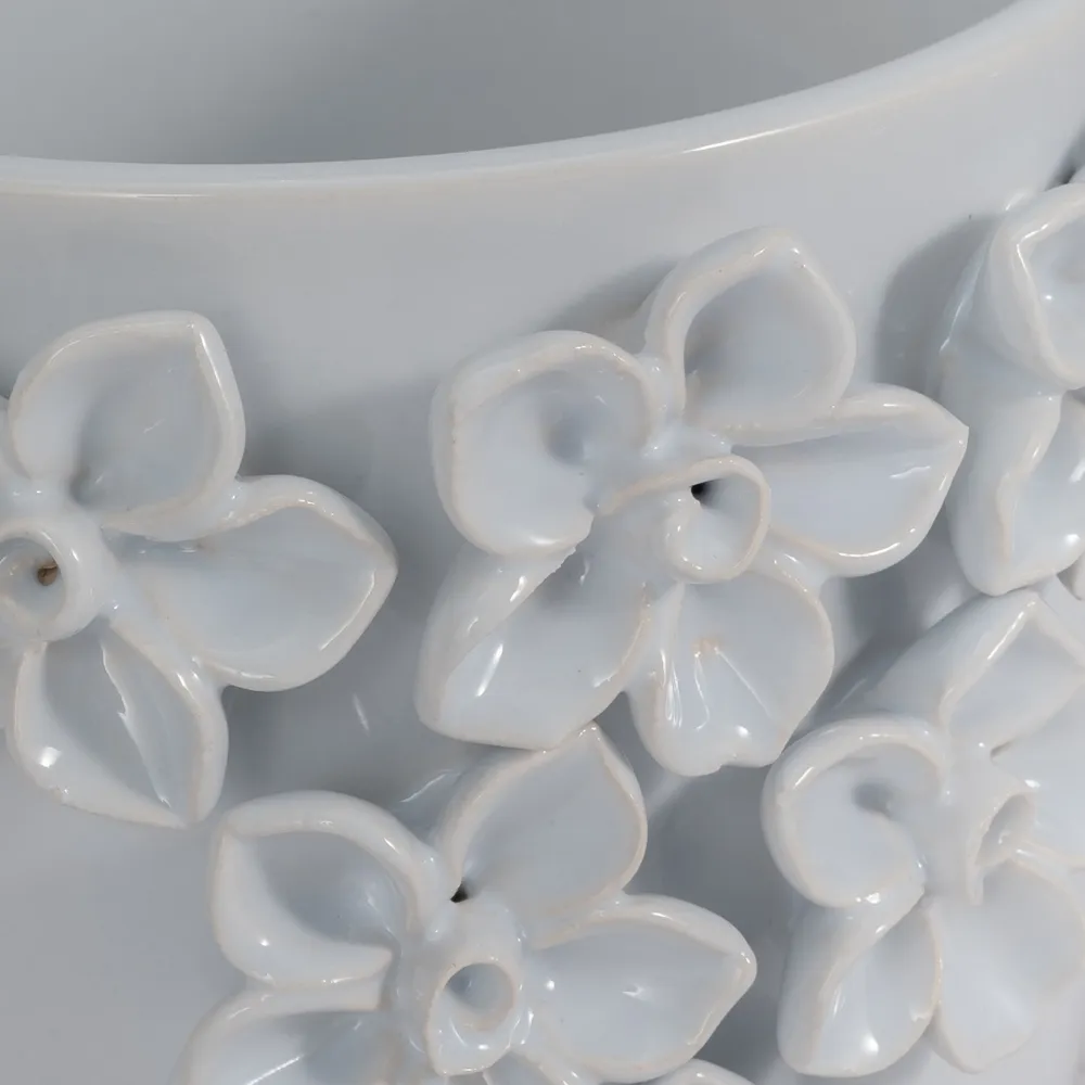 ELWINCROSS WHITE PLANTER 6 (IN)
