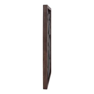 29X22" PAPER MACHE WALL ART, BLACK/DARK BROWN 4