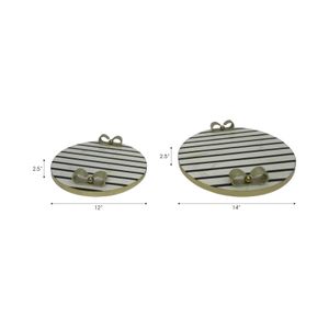 DARRENCLIFF SET OF 2 CREAM TRAY 3 (IN) 7