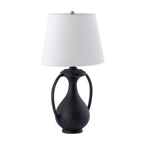 Anpell 25'' High 1-Light Table Lamp - Black 4